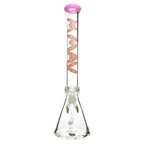 MAV Glass Pink Unicorn 18" Beaker Bong with 9mm Specialty Slab