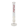 MAV Glass 18" Straight Tube Bong in Purple with Heavy Wall and 9mm Thickness