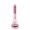 MAV Glass 2 Tone Wig Wag Reversal Beaker in Pink and Black, Front View