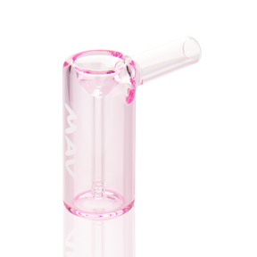MAV Glass 2.5" Mini Standing Hammer Bubbler in Pink - Front View