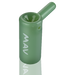 MAV Glass 2.5" Mini Standing Hammer Bubbler in Seafoam - Angled Side View