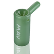 MAV Glass 2.5" Mini Standing Hammer Bubbler in Seafoam - Angled Side View