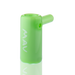 MAV Glass 2.5" Mini Standing Hammer Bubbler in Slime Green - Angled Side View