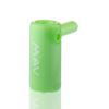 MAV Glass 2.5" Mini Standing Hammer Bubbler in Slime Green - Angled Side View