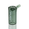 MAV Glass 2.5" Mini Standing Hammer Bubbler in Smoke, Compact Design, Front View