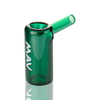 MAV Glass 2.5" Mini Standing Hammer Bubbler in Teal - Front View