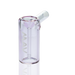 MAV Glass 2.5" Mini Standing Hammer Bubbler in Transparent Purple - Angled View