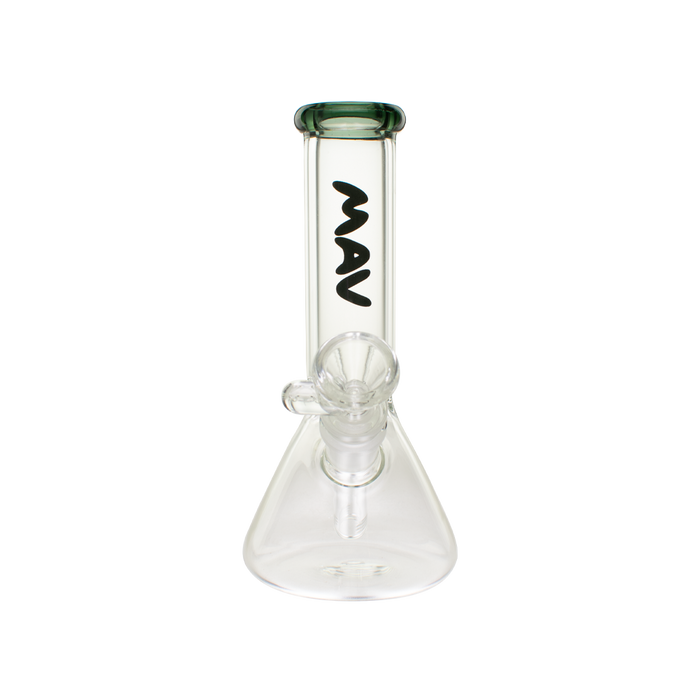 MAV Glass 8" Color Top Mini Beaker Bong
