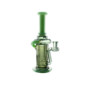 MAV Glass Abalone Cove Incycler in Seafoam, 9.25" Recycler Dab Rig with 14mm Female Joint
