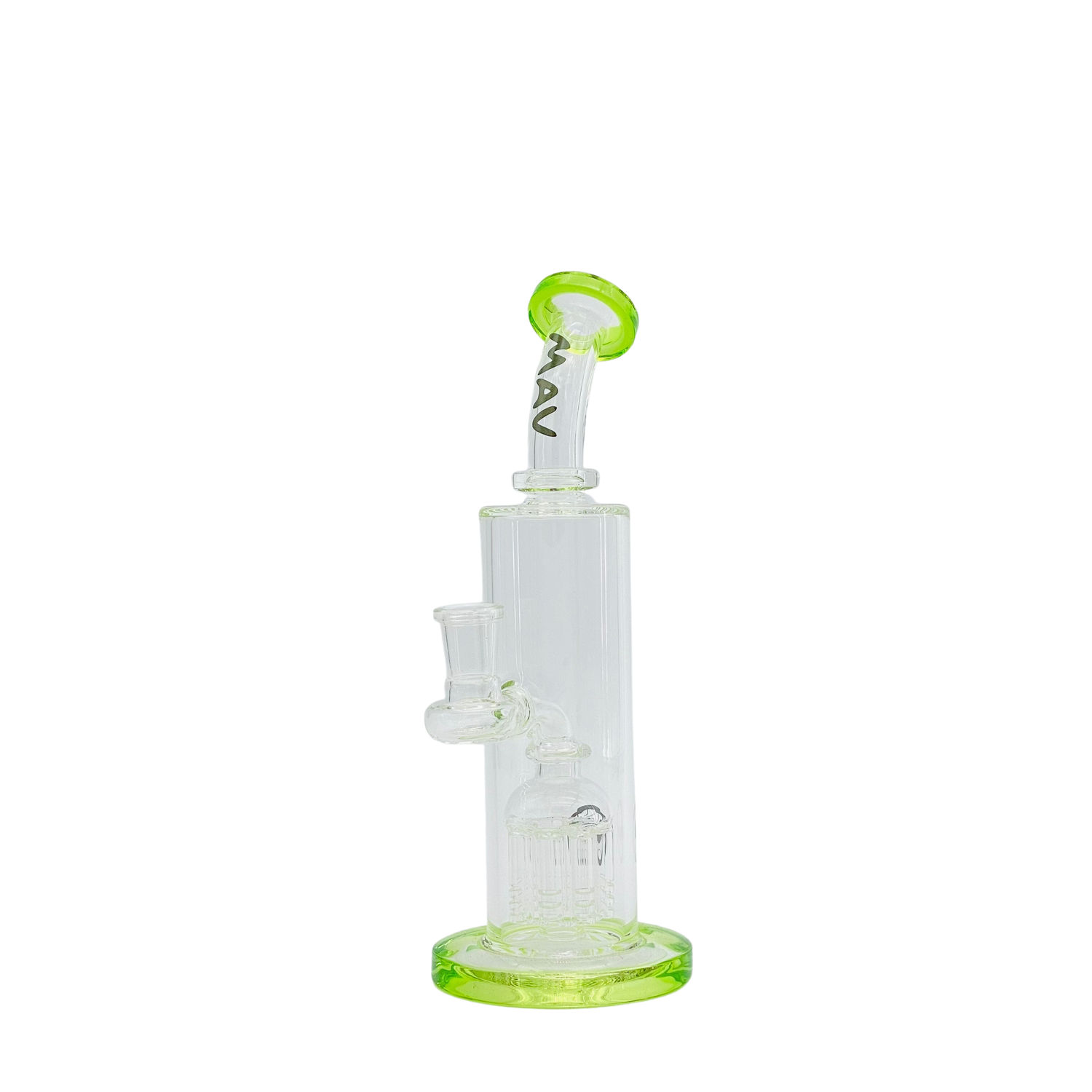 MAV Glass Bent Neck 8-arm Tree Bay Rig – DankGeek