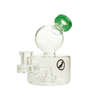MAV Glass Big Squig Rig in Forest Green with Glass on Glass Joint - Front View