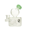 MAV Glass Big Squig Rig in Sea Foam - Front View with Glass on Glass Joint