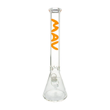 MAV Glass - Classic Beaker Bong 18'' - Various Color Logos
