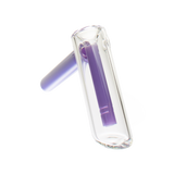 MAV Glass Hammer Bubbler in Purple - Compact 4" Portable Design with Deep Bowl