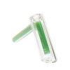 MAV Glass Hammer Bubbler in Seafoam variant, compact design, 4" height, angled side view