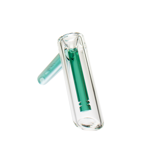 MAV Glass Hammer Bubbler in Teal - Compact 4" Beaker Design with Side Handle