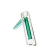 MAV Glass Hammer Bubbler in Teal - Compact 4" Beaker Design with Side Handle