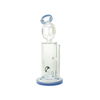 MAV Glass Inline 405 Barrel Top Bong in Lavender, 8" Tall, 14mm Female Joint, Front View