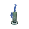MAV Glass Long Beach Rig in Lavender, 7" Beaker Design with Tree Percolator, Front View