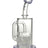MAV Glass - 12 Arm Sycamore Tree Perc Bong in Purple with Clear Borosilicate Glass, Front View