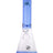 MAV Glass - 12'' Full Color Beaker Bong in Ink Blue with Clear Base - Front View