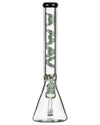 MAV Glass - 18" Special Decal Beaker Bong with Heavy Wall and 9mm Thickness - Front View