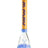 MAV Glass - 18'' Hermosa Beaker Bong in Butter Purple with Clear Base, Front View