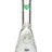 MAV Glass - 9mm Classic Beaker Bong in Clear with Green Accents, Front View on White Background