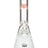 MAV Glass - 9mm Classic Beaker Bong in Clear with Pink Accents, Front View on White Background