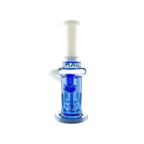 MAV Glass - Abalone Cove Incycler Dab Rig, Single Uptake, 9" Front View on White
