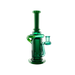 MAV Glass Abalone Cove Incycler in Teal, 9" Single Uptake Recycler Dab Rig, Side View