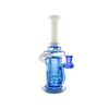 MAV Glass - Abalone Cove Incycler Dab Rig in Ink Blue, 9" with Glass on Glass Joint