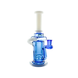 MAV Glass - Abalone Cove Incycler Dab Rig in Ink Blue, 9" with Glass on Glass Joint
