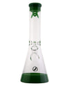 MAV Glass - Forest Green Accent Color Beaker Bong, 12" Height, 5mm Thick Borosilicate Glass