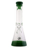 MAV Glass - Forest Green Accent Color Beaker Bong, 12" Height, 5mm Thick Borosilicate Glass