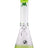MAV Glass - Green Accent Color Beaker Bong with Percolator, Front View on White Background