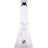 MAV Glass - 12" White Accent Color Beaker Bong with 45 Degree Joint, Front View