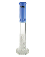 MAV Glass - Honeycomb Perc Straight Tube Bong in Lavender, Front View on White Background