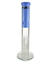 MAV Glass - Honeycomb Perc Straight Tube Bong in Lavender - Front View
