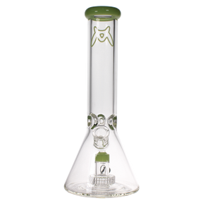 MAV Glass - 12" Ufo Shower Head Beaker Bong with 18-19mm Joint Front View