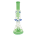 MAV Glass - 2 Tone Green & Clear Beaker with Freezable Coil System and Slitted Pyramid Perc
