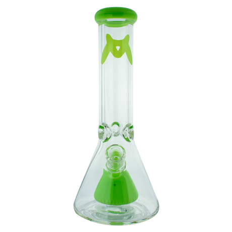 MAV Glass 12" Pyramid Beaker Bong, 7mm Thick, 18-19mm Joint, USA Made, Front View