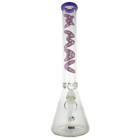 maverick glass 9mm thick 18 inch beaker bong panda