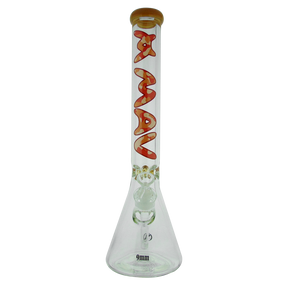 MAV Glass - 9mm Thick Camo Beaker Bong with Heavy Wall Side View