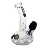 MAV Glass - "Clear It" Bubble Bong, 18" Borosilicate Glass, Side View with Spring Loaded Bowl