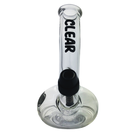 MAV Glass - "Clear It" Bubble Bong, 18" Tall Borosilicate Glass, Front View