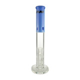 MAV Glass 16" Straight Tube Bong with Double Honeycomb Percolator in Lavender