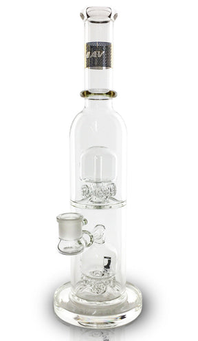 Maverick Glass - Double Stacked Quad Gear Perc Bong 16''