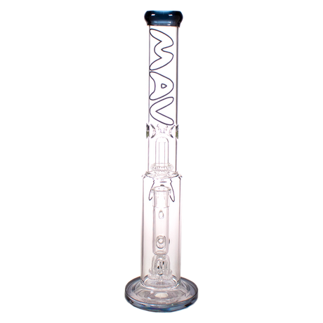 MAV Glass Maverick Glass - The Cascade 18'' Bong Front View on Seamless White Background