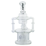 MAV Glass - The Griffith Microscopic 8" Puck Recycler Dab Rig with Showerhead Percolator